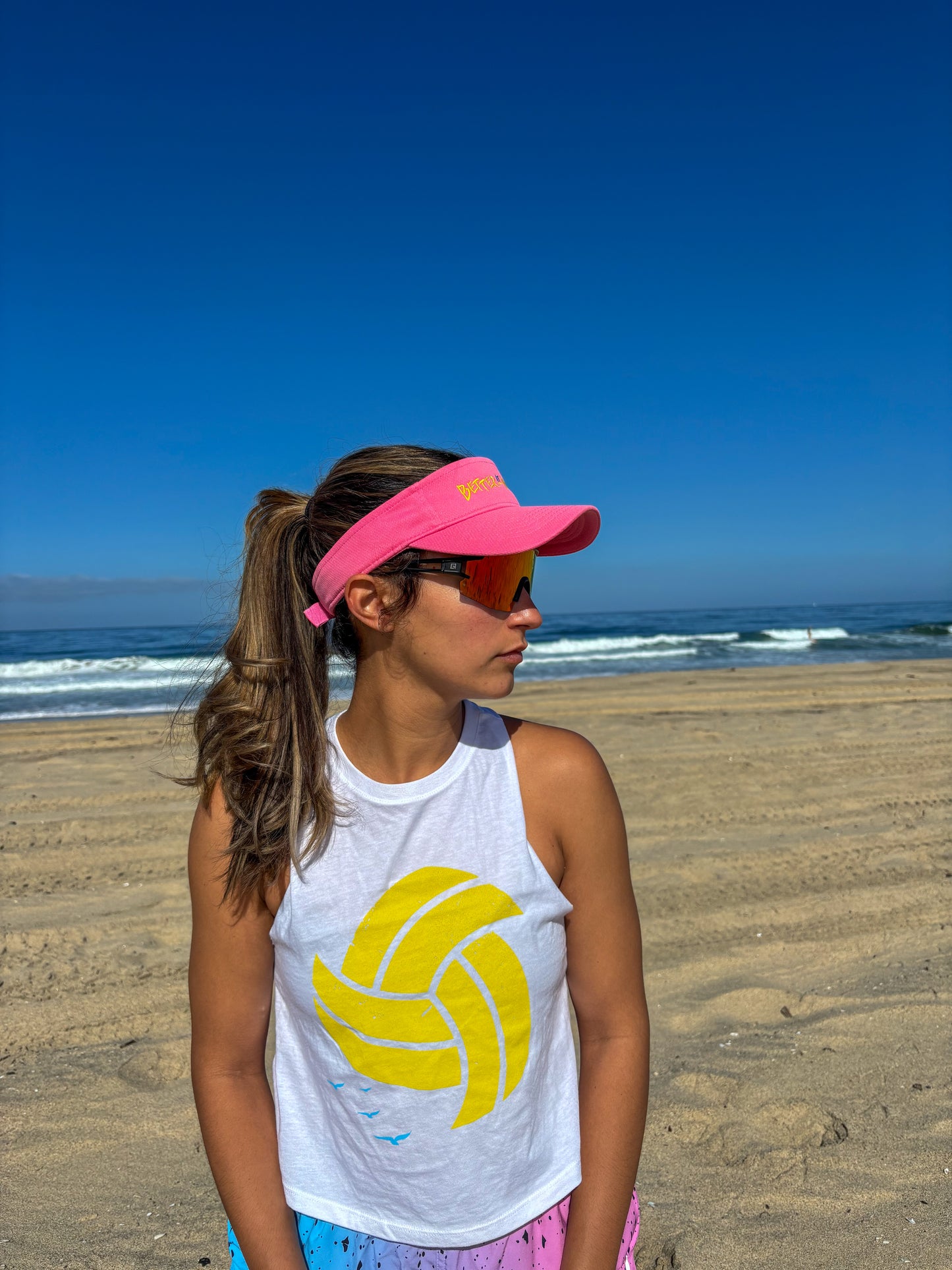 Better at Beach Graffiti Visor