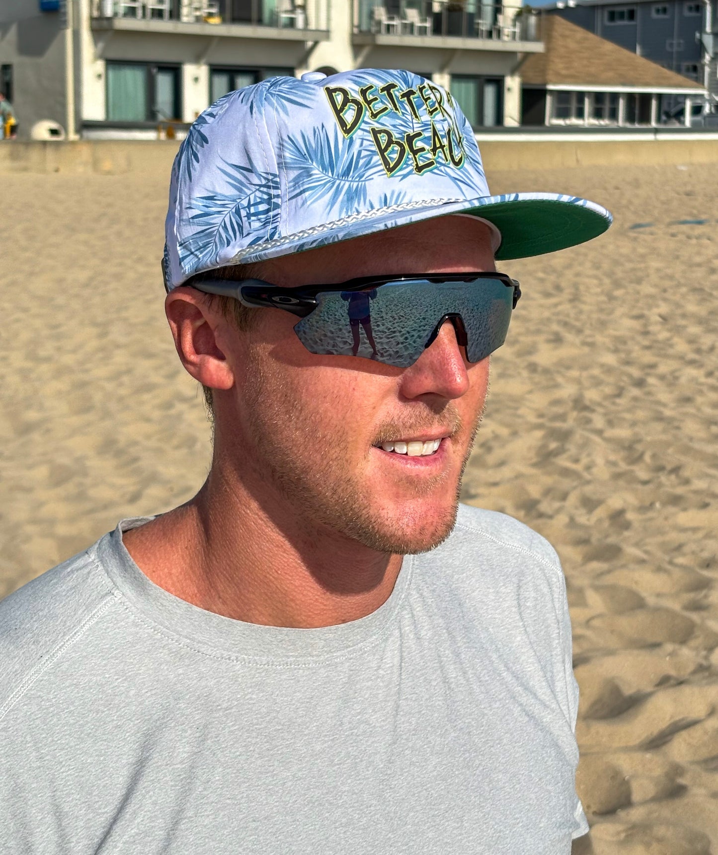 "Aloha" Floral Mist Graffiti Cap
