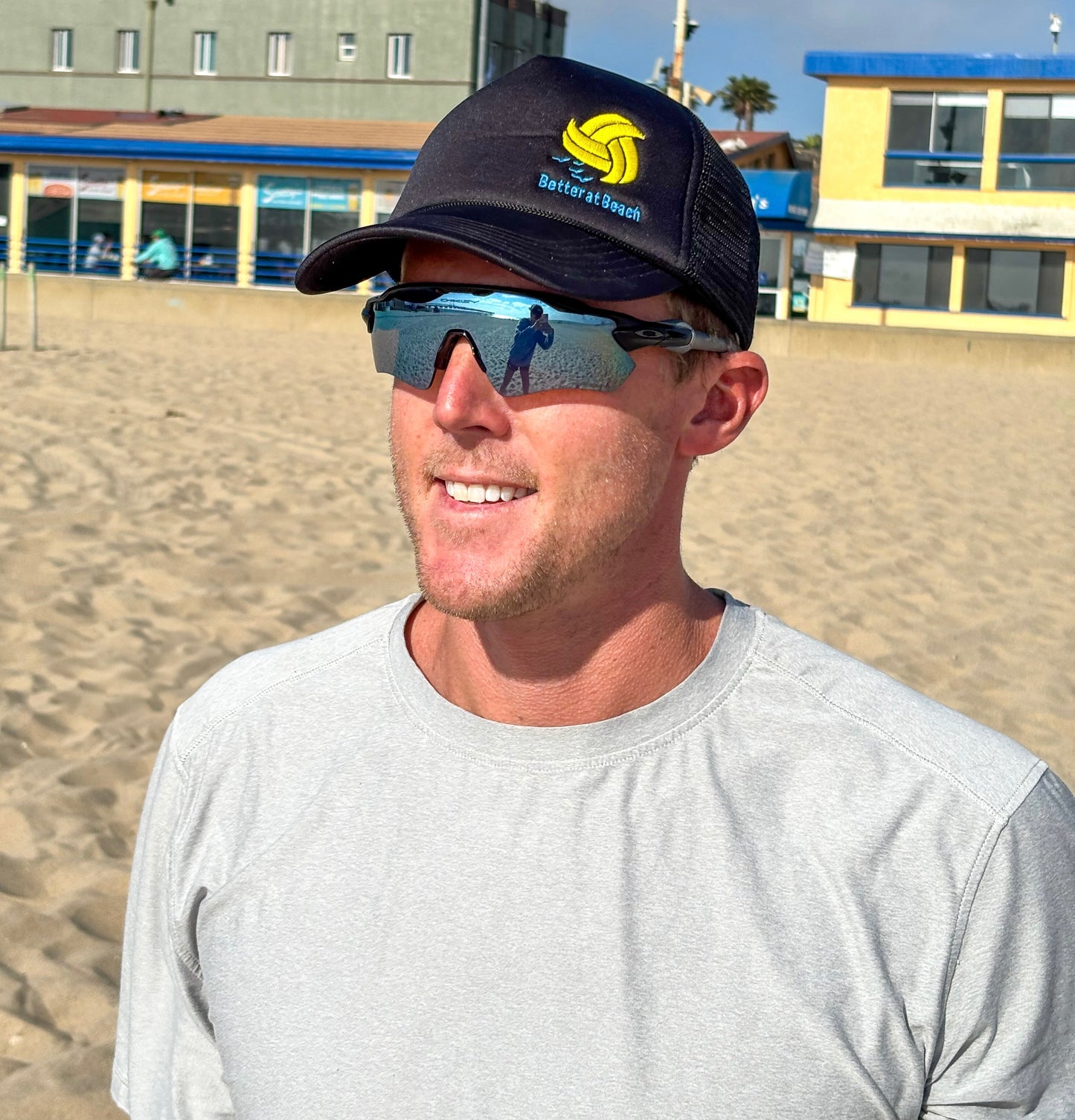 Better at Beach Embroidered Foam Front Hat