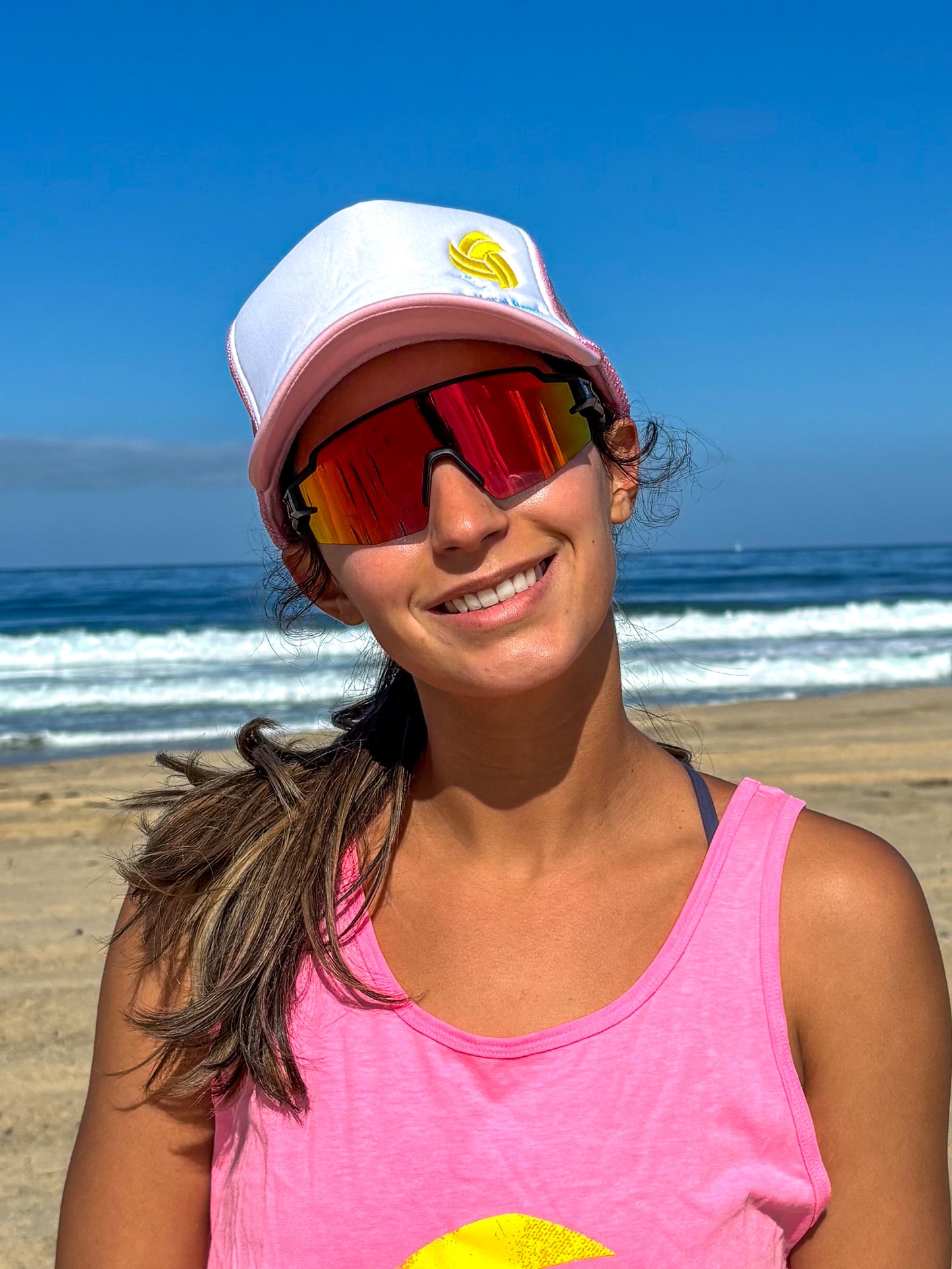 Better at Beach Embroidered Foam Front Hat