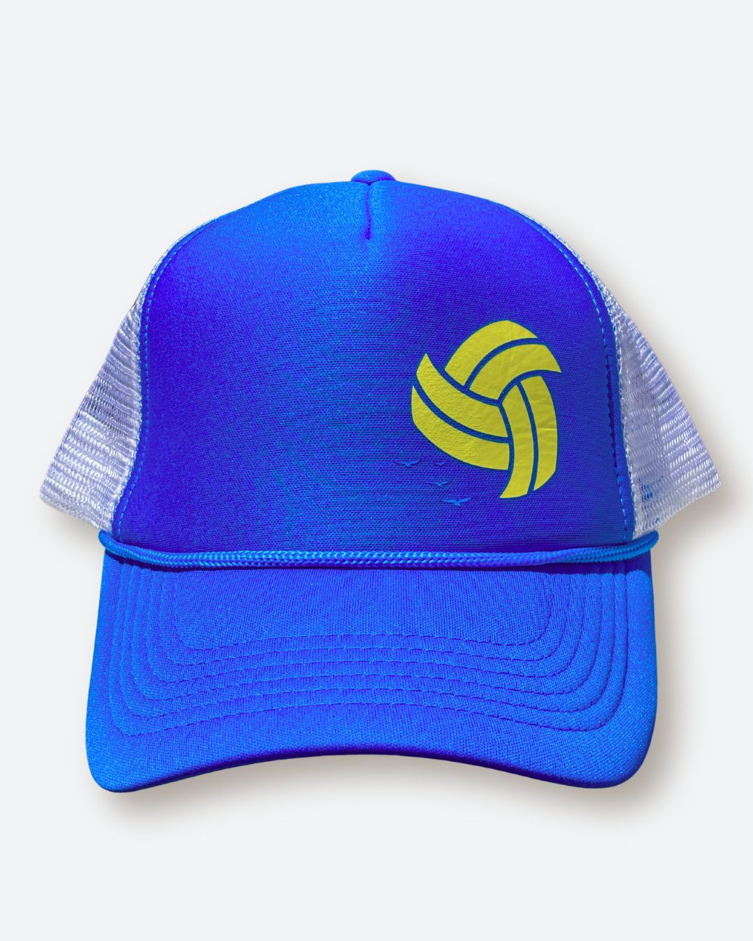 Better at Beach Blue Trucker Hat with Logo
