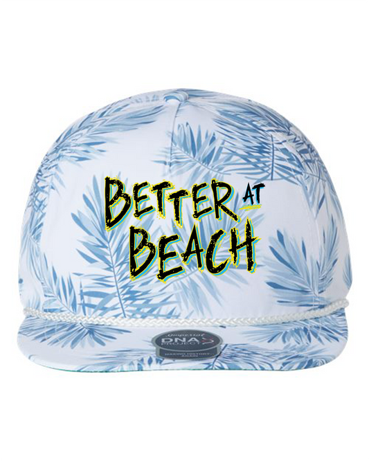 "Aloha" Floral Mist Graffiti Cap