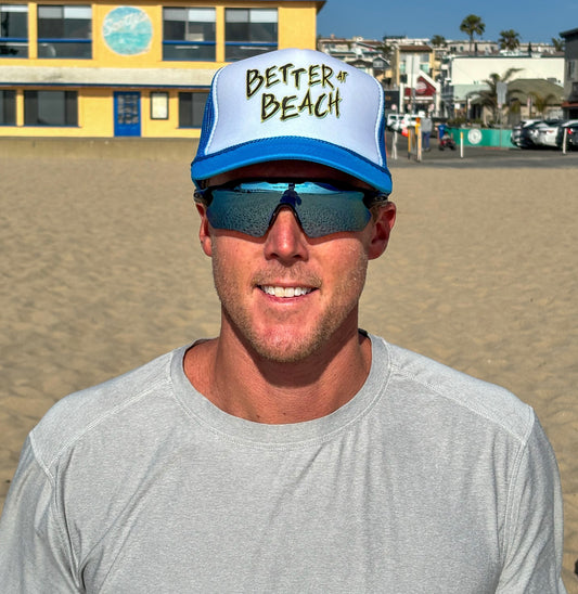 Better at Beach Graffiti Foam Front Hat