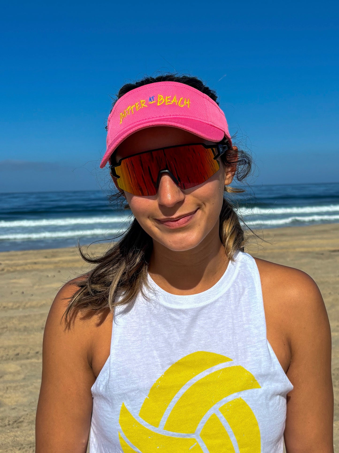 Better at Beach Graffiti Visor