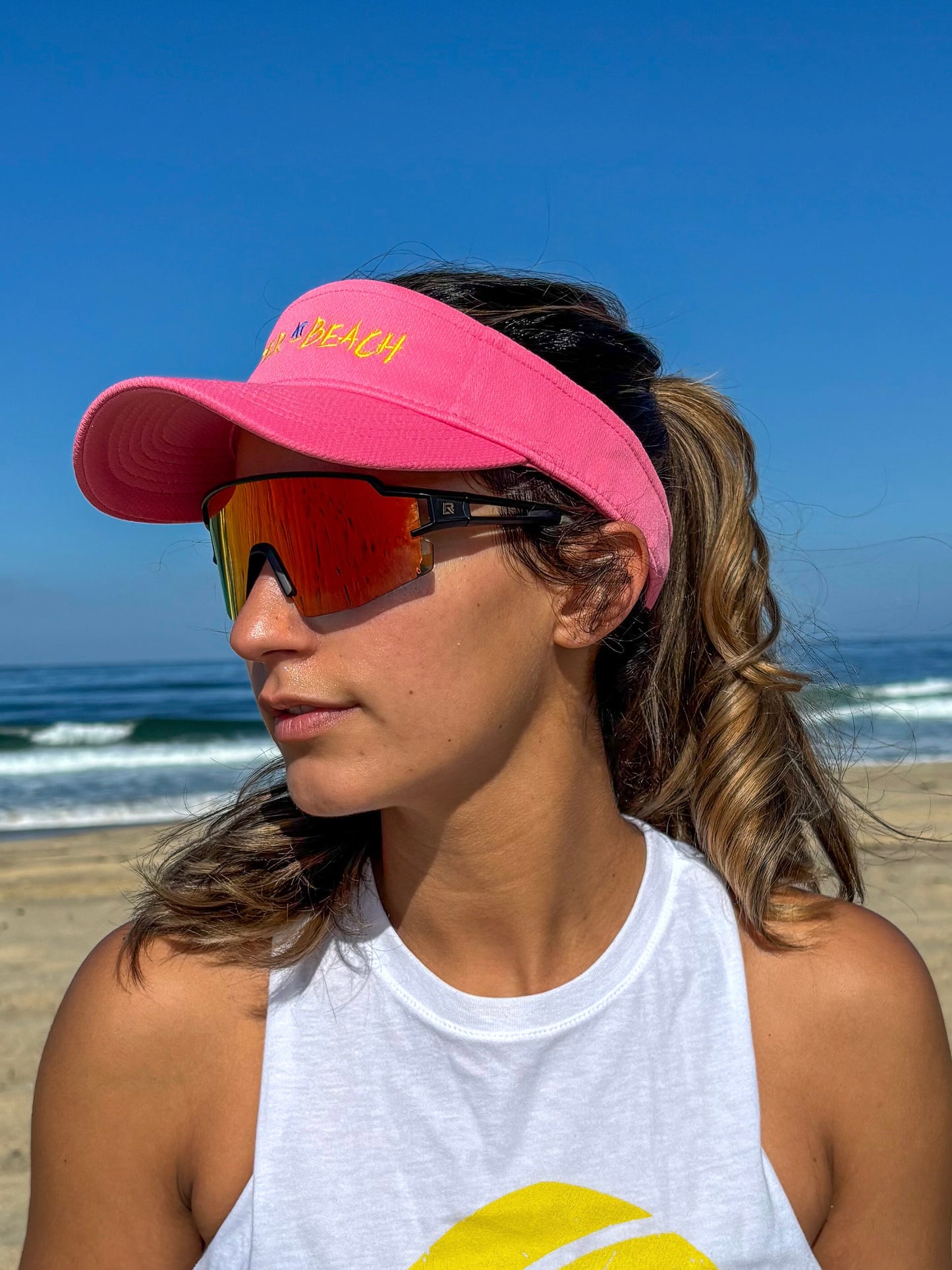 Better at Beach Graffiti Visor