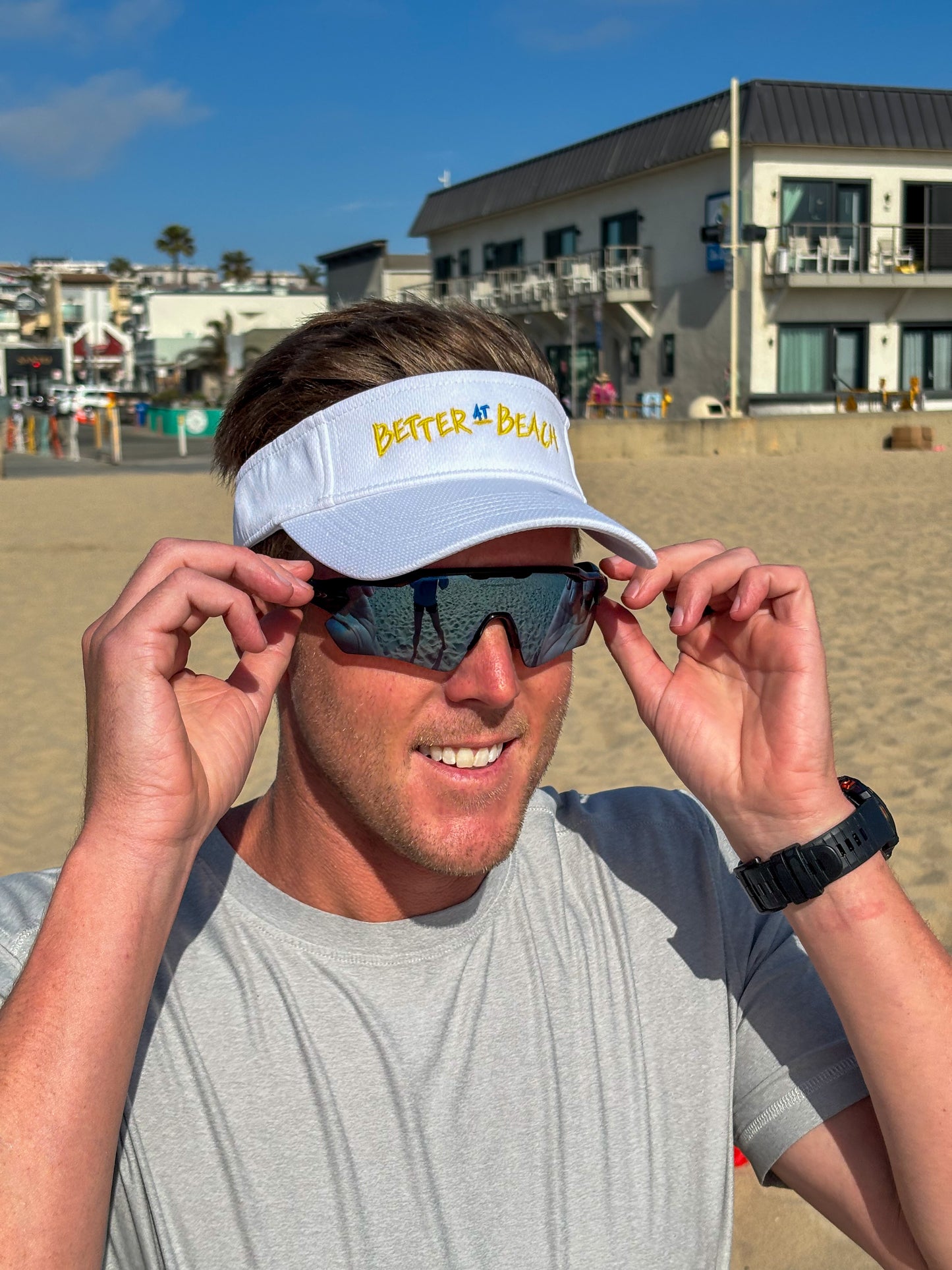 Better at Beach Graffiti Visor