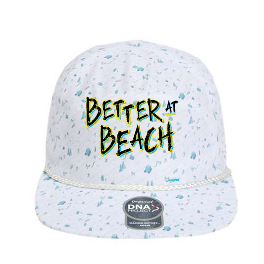 "Aloha" Winter Blue Graffiti Cap